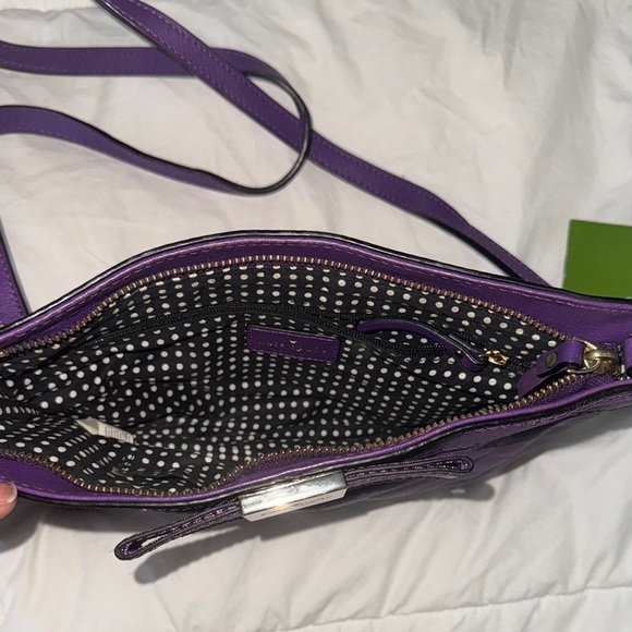 Kate Spade Purple Crossbody Bag with Bow Detail - Picture 6 of 8